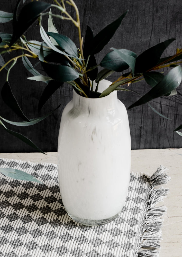 Large: Blanca Glass Vase