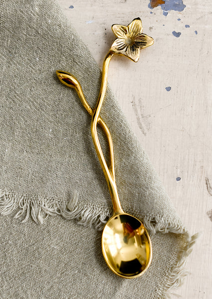 Brass Flower Spoon – LEIF
