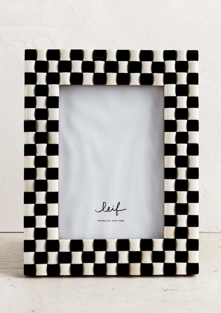 Checkered Weave Picture Frame hover