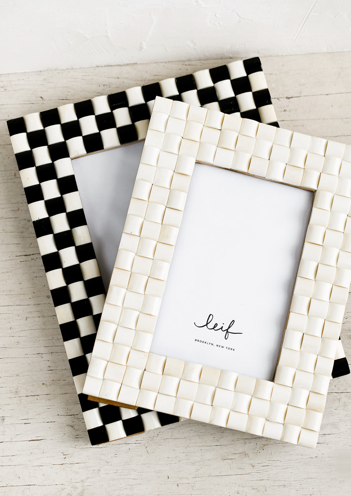 Checker Picture Frame Checkered Weave Picture Frame – LEIF