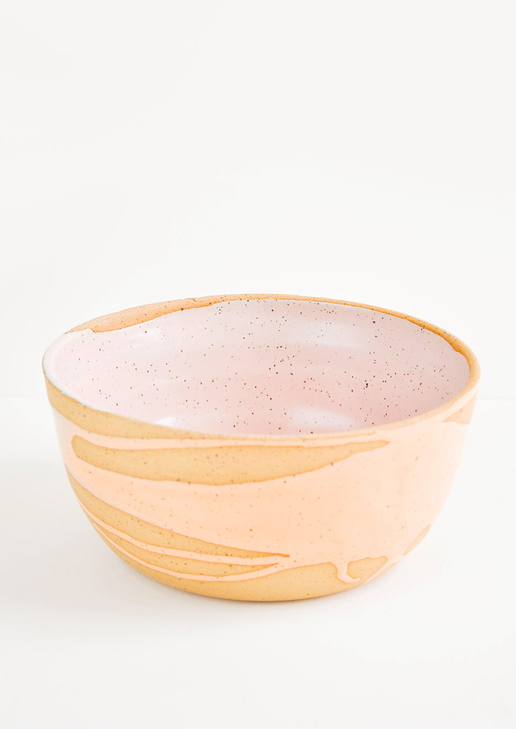 Apricot / Rose Quartz: Mayhem Glaze Serving Bowl in Apricot / Rose Quartz - LEIF