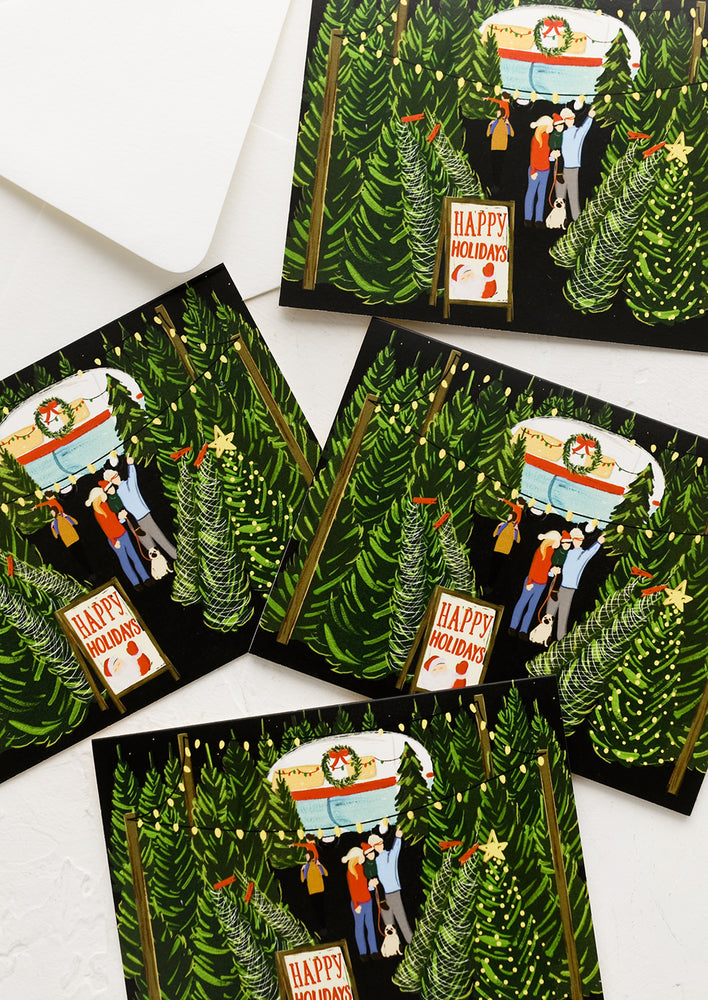 Christmas Tree Lot Card