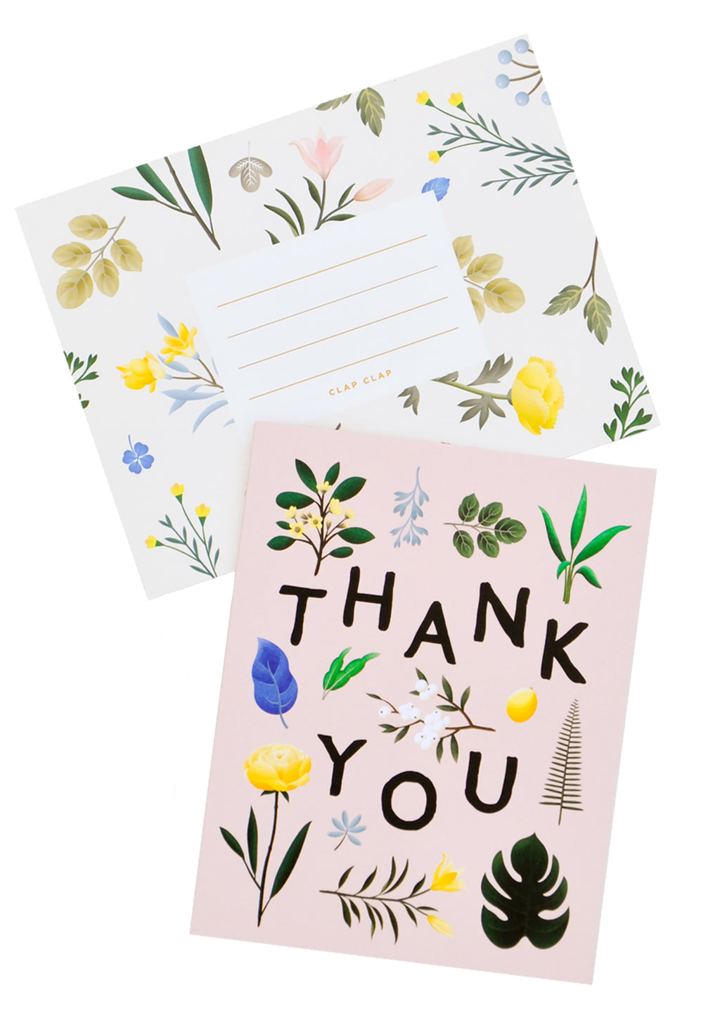 3: Botanical Floral Thank You Card in  - LEIF
