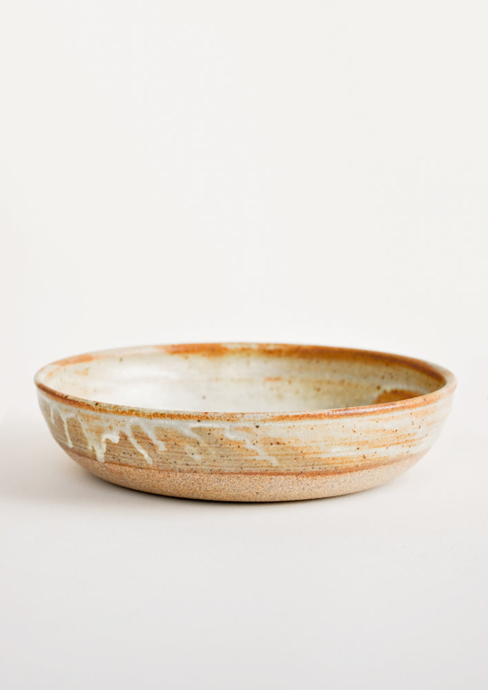 Rustic Ceramic Dinner Bowl in Matte Rusty Tan - LEIF