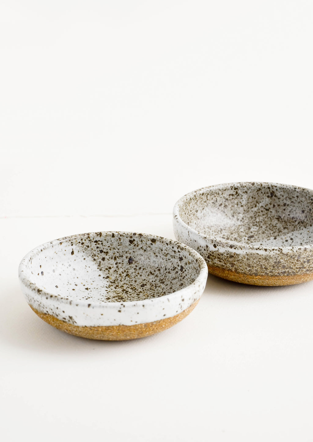 Very Speckled Matte Grey: Rustic Ceramic Yogurt Bowl in Very Speckled Matte Grey - LEIF