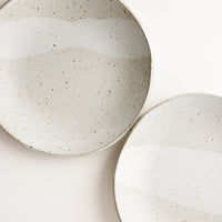 Matte Grey: Rustic Ceramic Plate in Matte Grey - LEIF