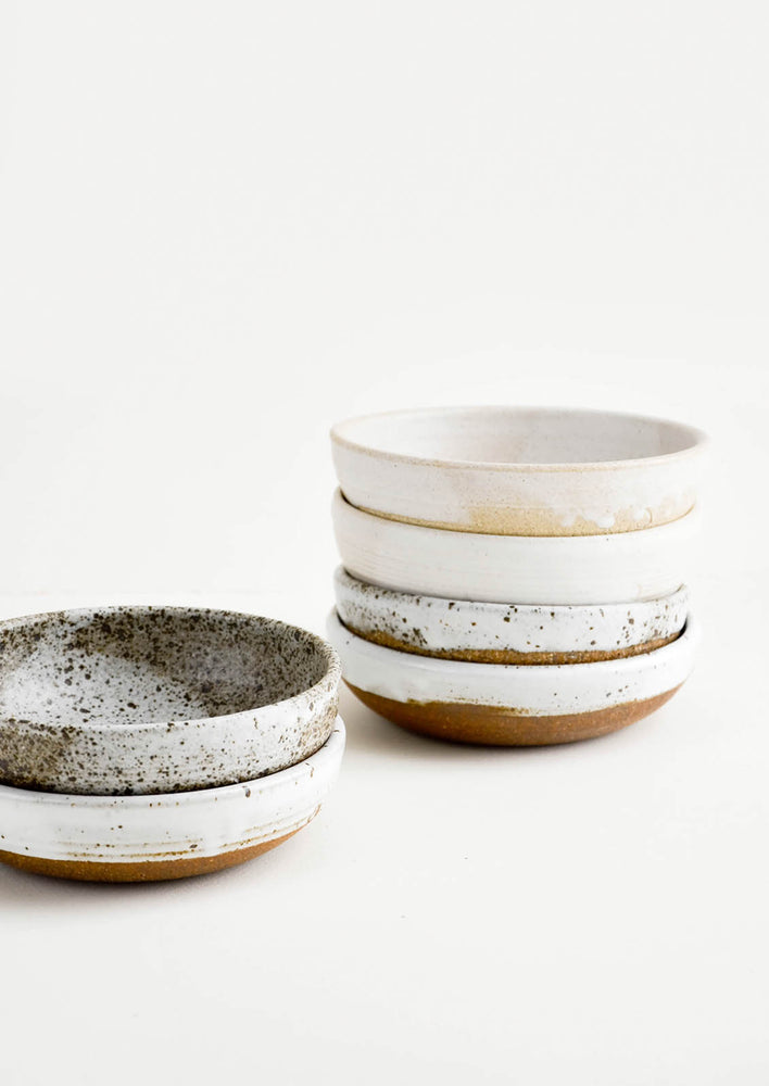 1: Rustic Ceramic Yogurt Bowls in Assorted Glazes - LEIF