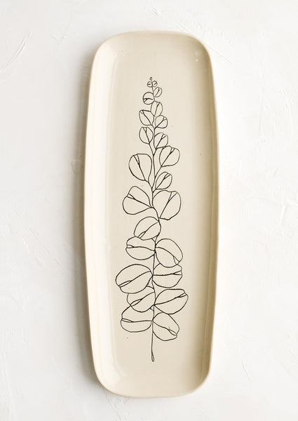 Botanical Ceramic Tray by CSF Ceramics | LEIF