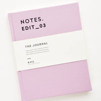 Lavender (Unlined): Cloth cover notebook in lavender