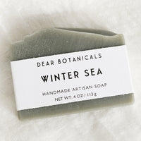 Winter Sea: A bar of soap in winter sea scent.