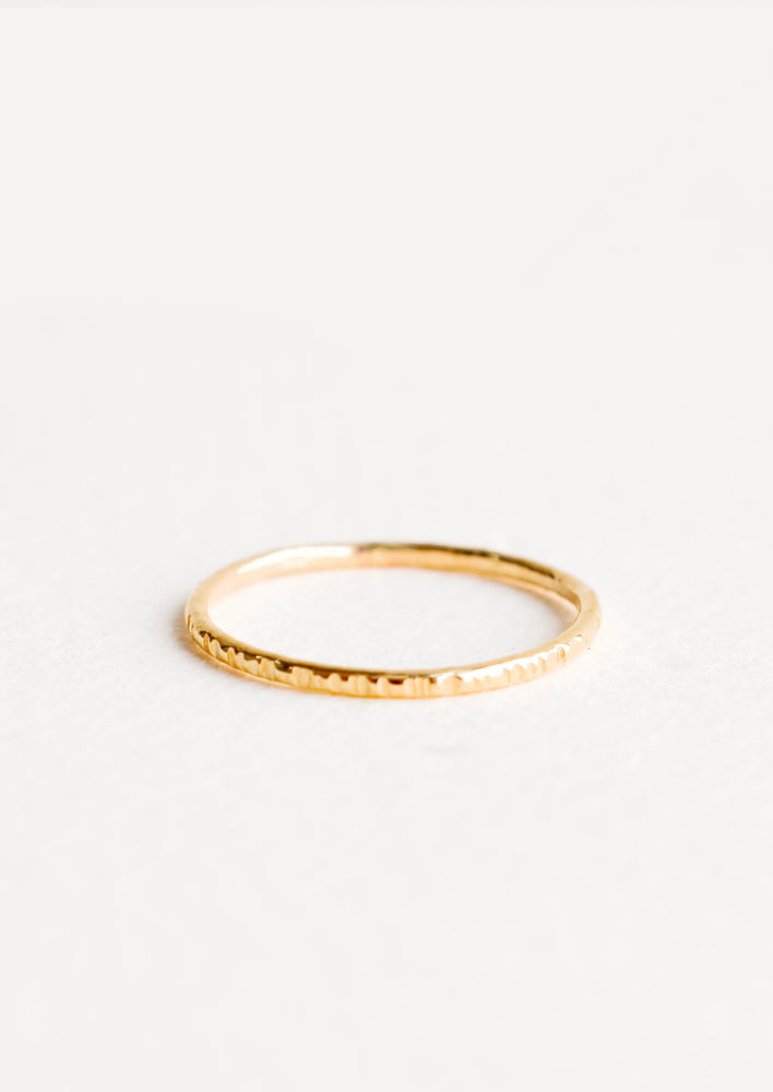 Etched Stacking Ring in  - LEIF