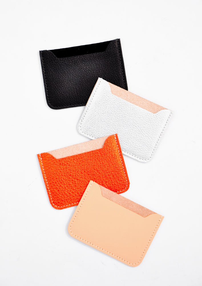Essential Leather Card Holder in  - LEIF