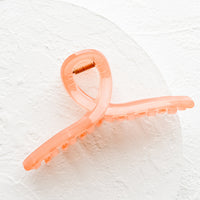 Guava: A french twist acrylic hair clip in guava.