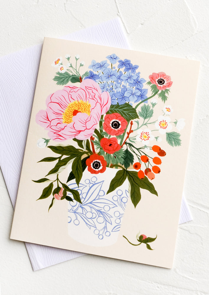 Garden Florals Blank Card