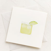 Margarita: A small gift enclosure card with illustration of margarita.