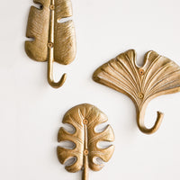 1: Gilded Leaf Wall Hook in  - LEIF