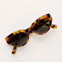 Tortoiseshell: Gina Sunglasses in Tortoiseshell - LEIF