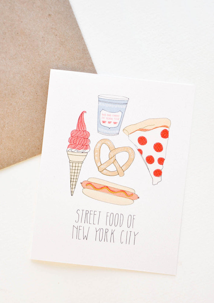New York City Street Food Card in  - LEIF