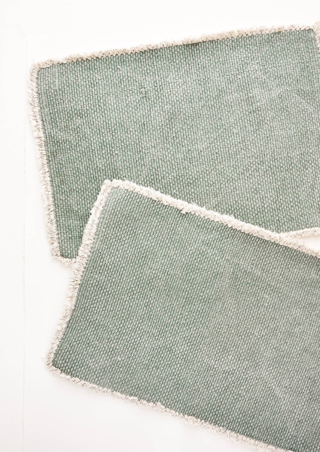 Spruce: Heirloom Overdye Placemat Set in Spruce - LEIF