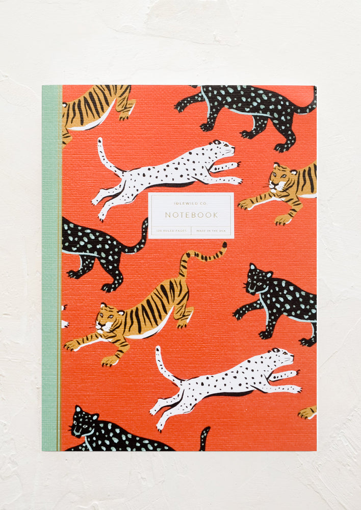 A wildcat printed notebook.