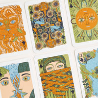 2: Illustrated tarot cards