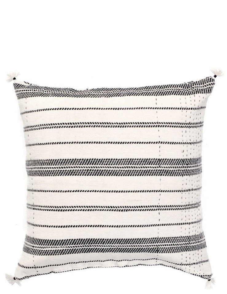 3: Rebari Pillow in Textured Stripe in  - LEIF