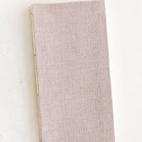 Grey Mauve: A cloth-covered notebook in naturally dyed mauve hue.