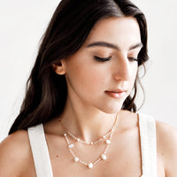 1: Layered Baroque Pearl Necklace in  - LEIF