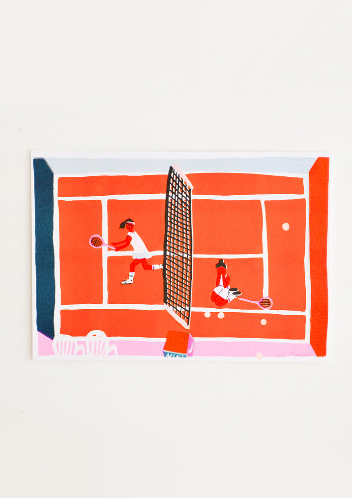 1: Tennis Game Print in  - LEIF