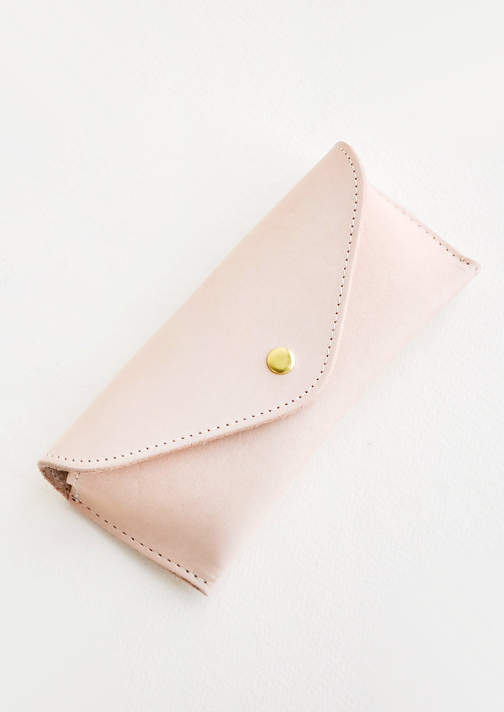 Structured Leather Glasses Case hover