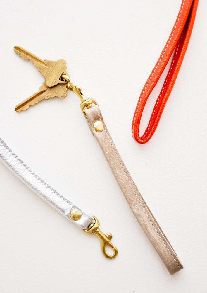 1: Leather Loop Keychain in  - LEIF