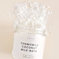 1: Chamomile Coconut Milk Bath in  - LEIF