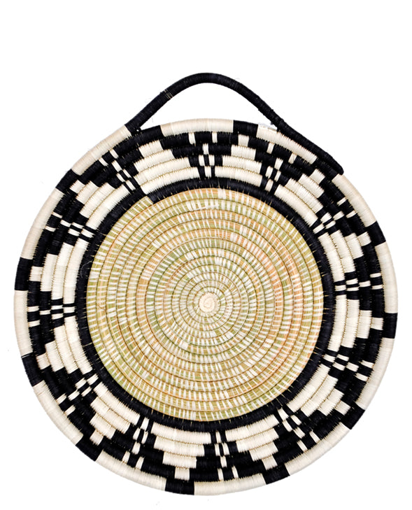 Monochrome Sweetgrass Looped Tray in  - LEIF