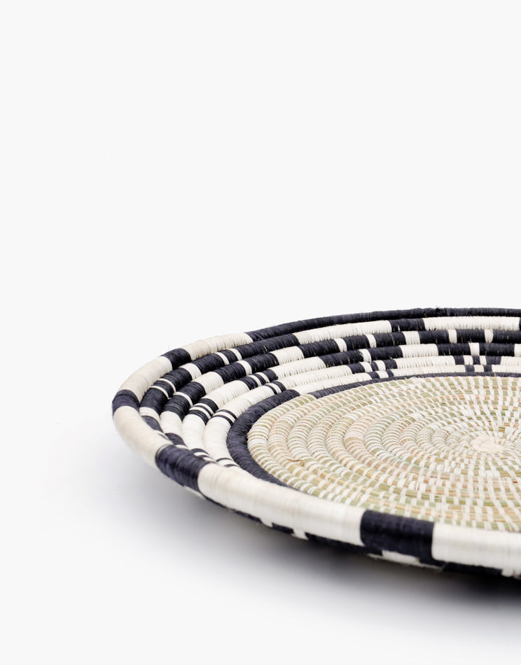 2: Monochrome Sweetgrass Looped Tray in  - LEIF