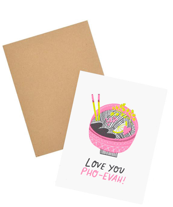 Love You Pho-Ever Card in  - LEIF