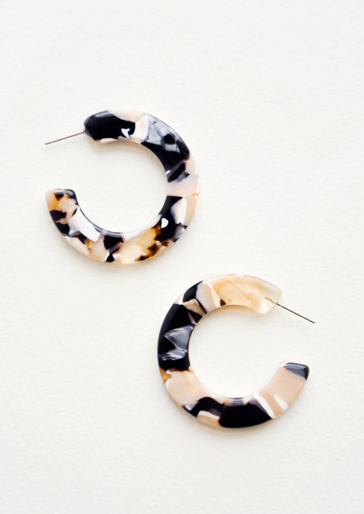 Abalone: Kate Hoop Earrings in Abalone - LEIF