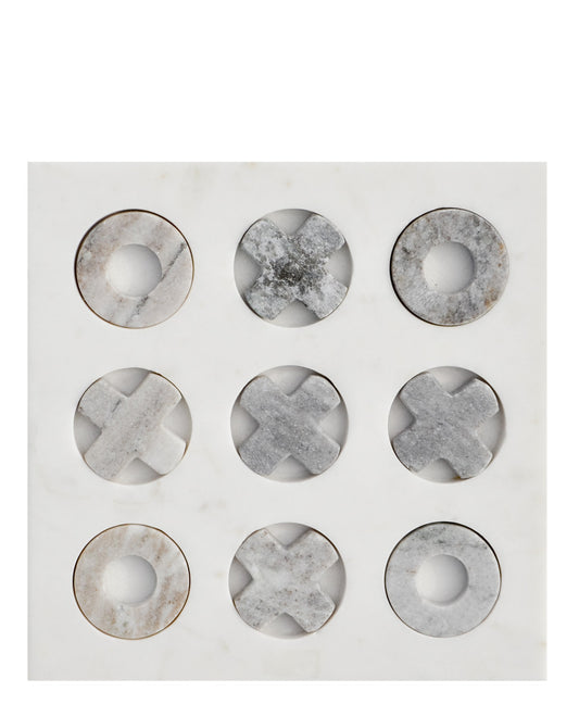 Marble Tic-Tac-Toe Set in  - LEIF
