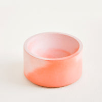 Coral / Pink: Marbled Incense Holder in Coral / Pink - LEIF