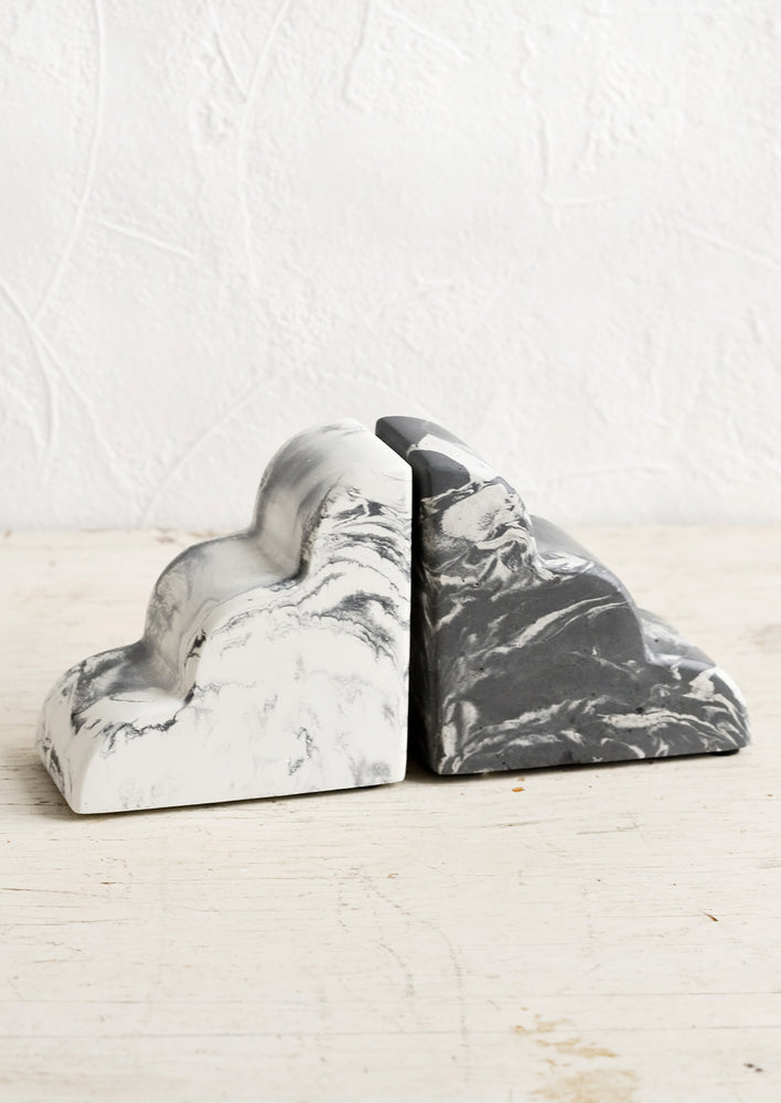 Marbled Cloud Bookends hover