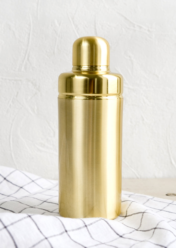 Satin Gold Cocktail Shaker