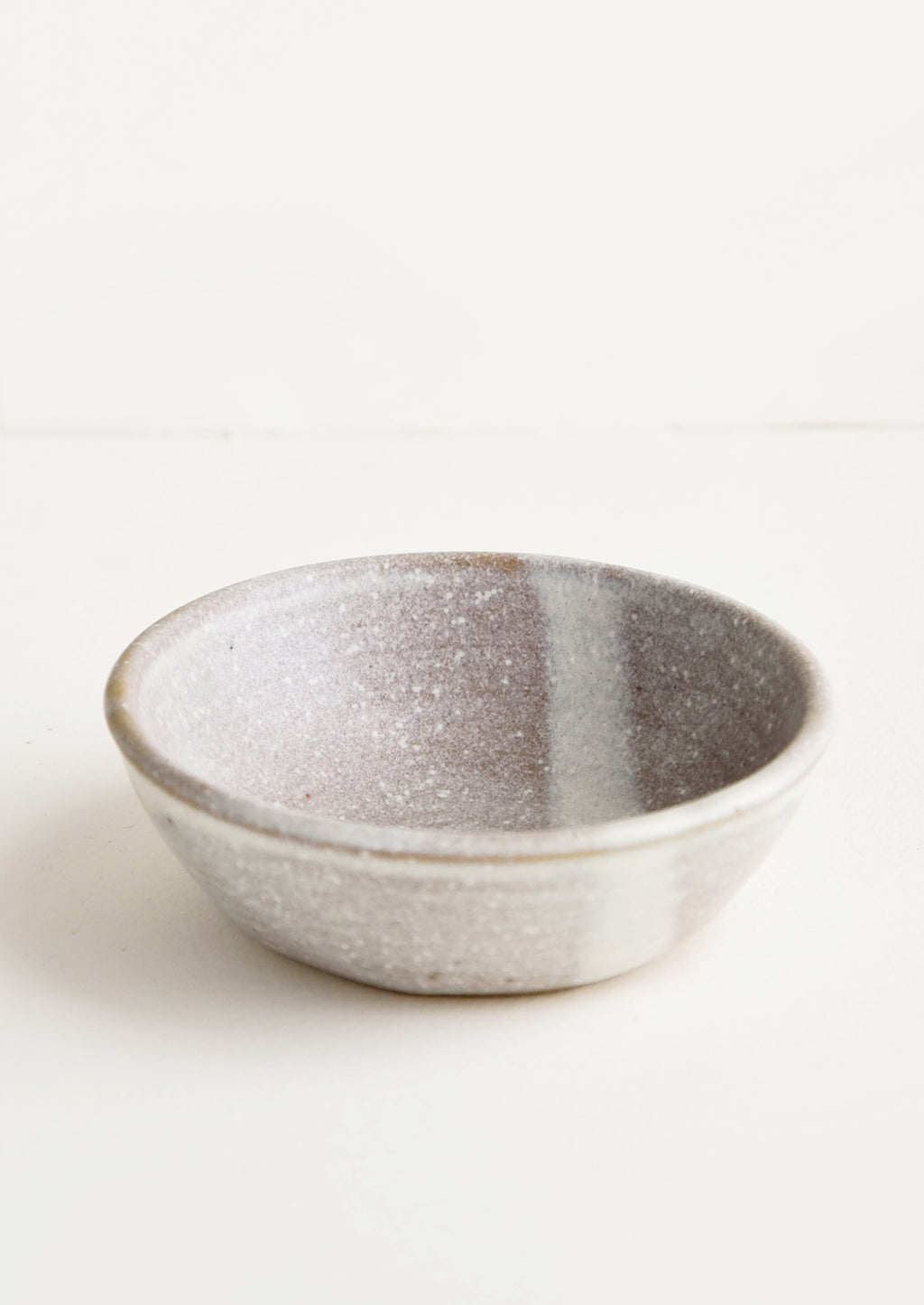 Pinch Bowl / Oat Speckle: Small, handmade ceramic pinch bowl in speckled light brown and white glaze
