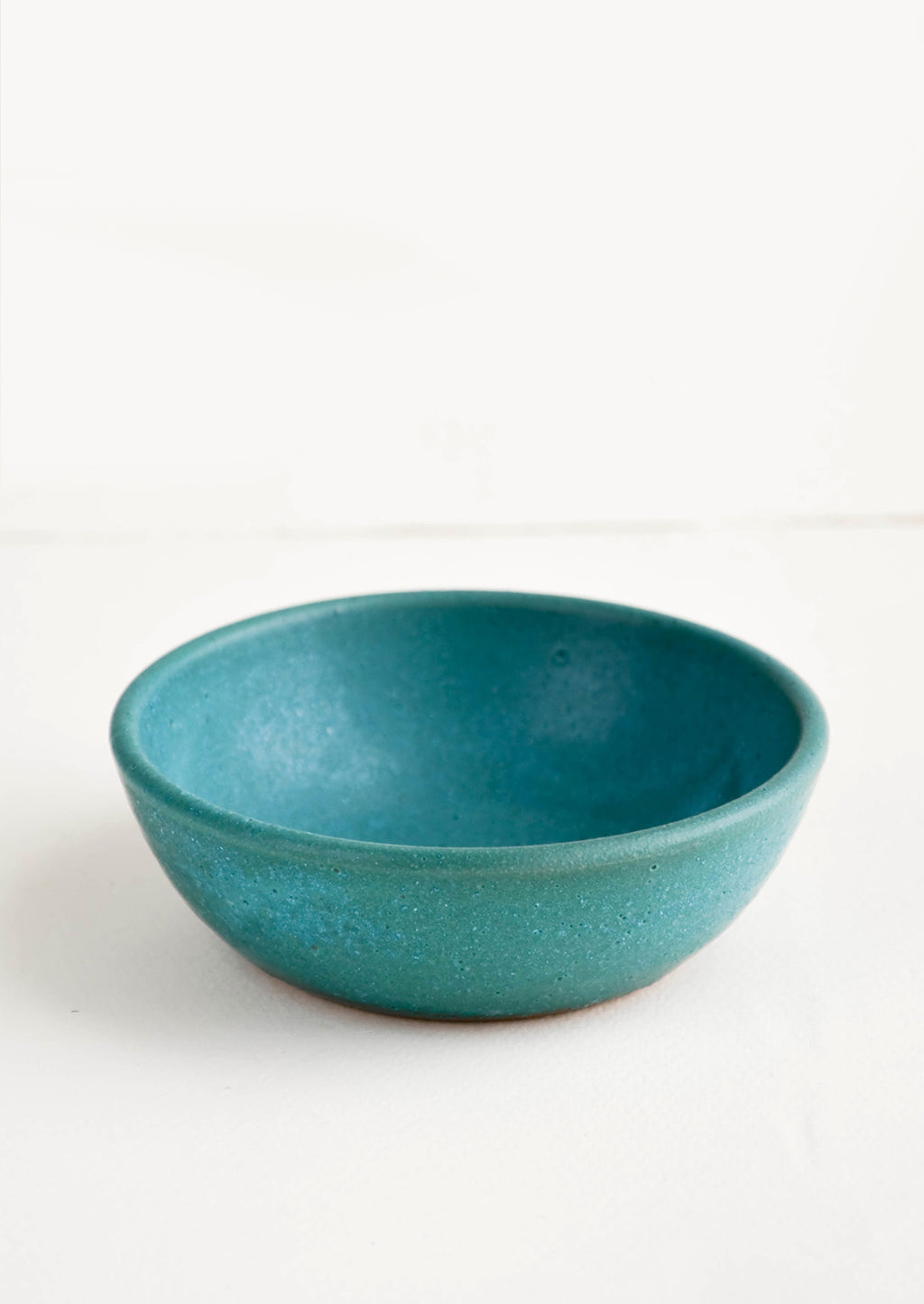 Pinch Bowl / Rustic Turquoise:  Small, handmade ceramic pinch bowl in rustic turquoise glaze
