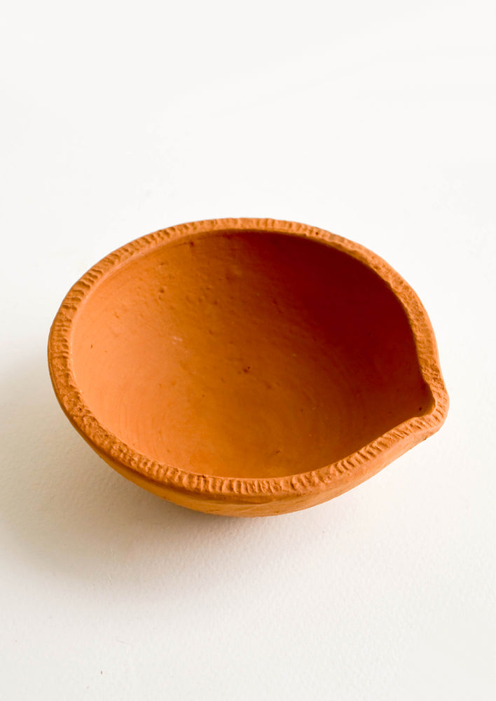 Tiny Spouted Terracotta Bowl hover