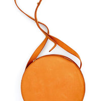 Oiled Saddle: Full Moon Crossbody Bag in Oiled Saddle - LEIF