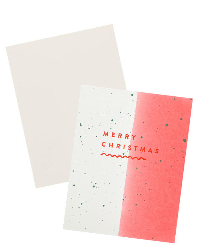 1: Merry Christmas Dipped Card in  - LEIF