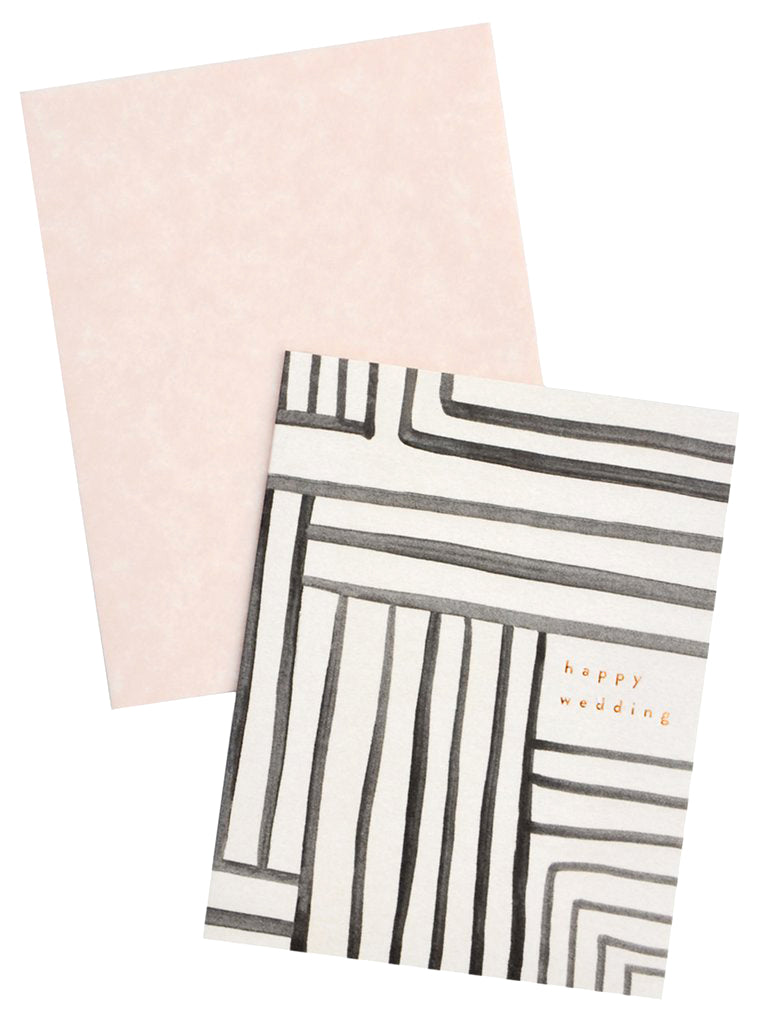 2: Mazed Lines Wedding Card in  - LEIF