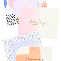 Color: Mixed Thank You Card Set in Color - LEIF