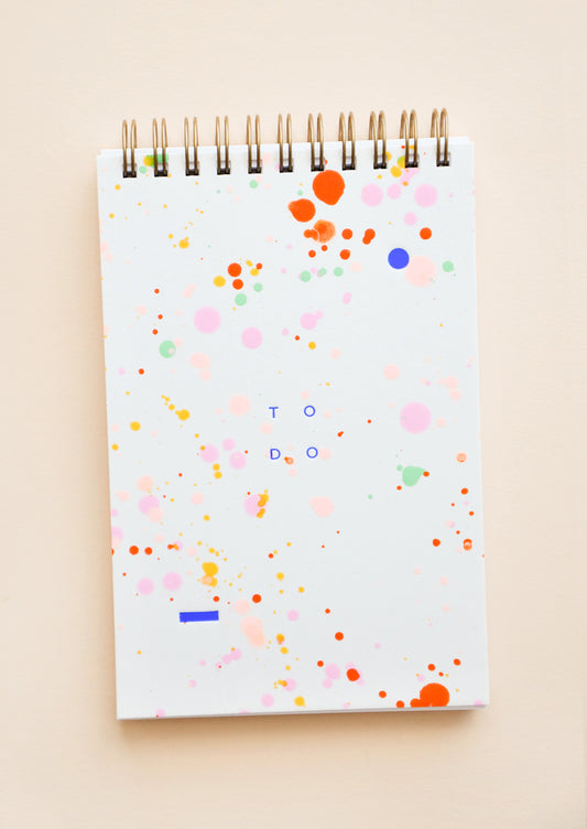 Rainbow Splatter To Do List Notepad in  - LEIF