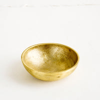 Bowl: Small brass bowl with organic, natural texture