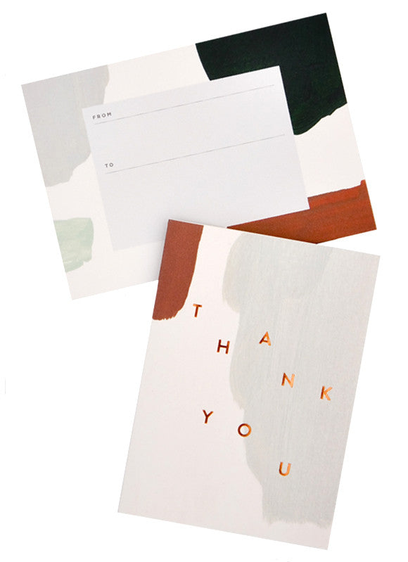 2: Muted Thank You Card Set in  - LEIF